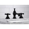 Kingston Brass KC7060AX Vintage 8" Widespread Bathroom Faucet, Matte Black KC7060AX - alternate 5
